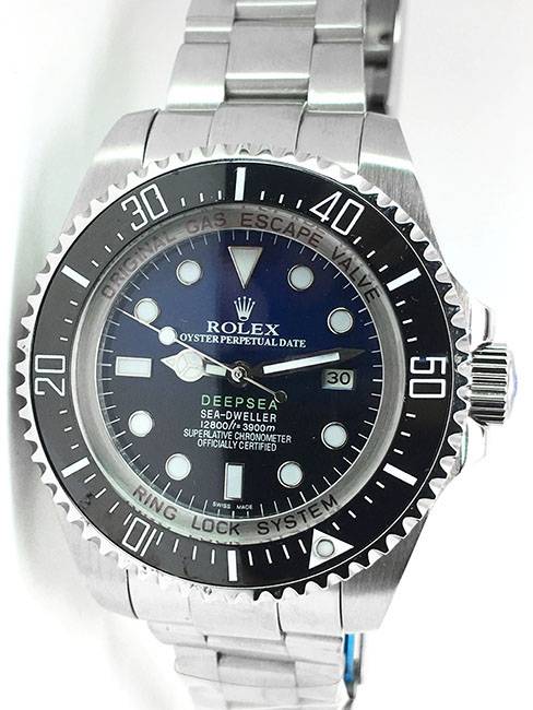 Replica de reloj Rolex Sea Dweller 06 Deepsea (44mm) James Cameron 126660 Azul/Negro