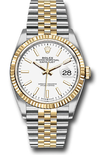 Replica de reloj Rolex Datejust 15 (36mm) 126233 Bi-color (Correa Jubilee) Oro-Automático