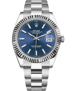 Replica de reloj Rolex Datejust ll 23 (41mm) 126334 correa Oyster esfera Azul/ automático