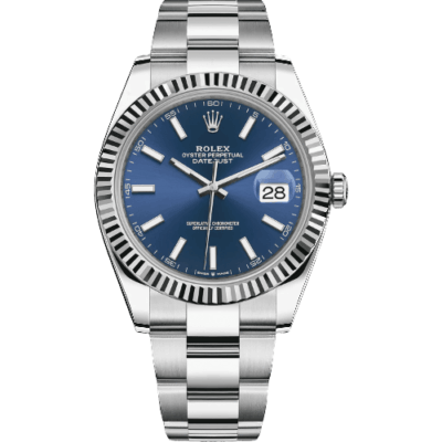 Replica de reloj Rolex Datejust ll 23 (41mm) 126334 correa Oyster esfera Azul/ automático