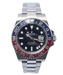 Replica de reloj Rolex Gmt-master ll 01 (40mm) 126710BLRO Pepsi Bisel azul/rojo (Correa Oyster) Automático-2023