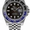 Replica de reloj Rolex Gmtmaster ll 03 (40mm) 116710BLNR Batman Azul/Negro (Correa Jubilee) Automático