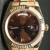 Replica de reloj Rolex Day-Date 01 (40mm) 228235 Chocolate Oro Esfera Marrón Automático (President)