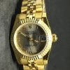 Replica de reloj Rolex Datejust Dames 01 (28mm) Esfera oro / correa Jubilee