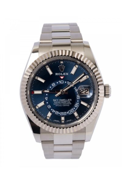 Replica de reloj Rolex Sky dweller 04 (42mm) 326934 Esfera Azul- Oyster Automático
