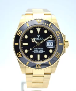 Replica de reloj Rolex Submariner 06 (41mm) 126618LN "Negro" (oro) correa Oyster (Con fecha) Automatico