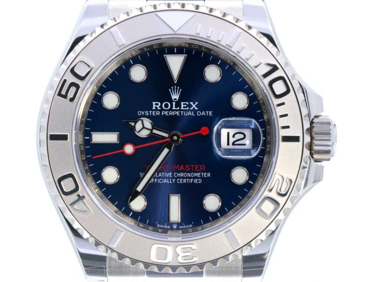 Rolex Yacht master 06 (40mm) 126622 azul) platinium - Réplicas relojes de lujo