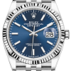 Replica de reloj Rolex Datejust 41 (36 mm) 126334 (Correa Jubilee) Esfera azul-Automático