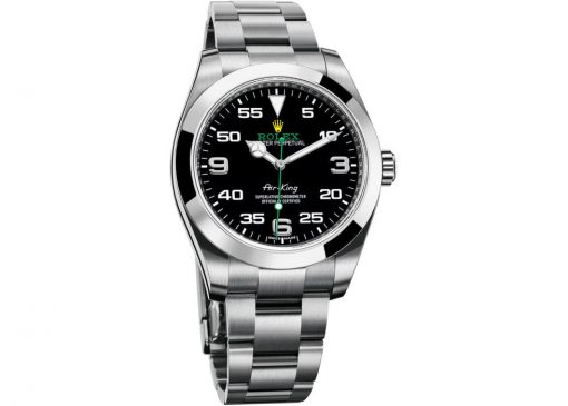 Replica de reloj Rolex Air King 01 (40mm) 116900 correa Oyster/ Esfera negra