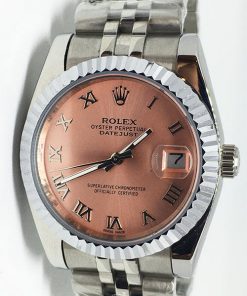Replica de reloj Rolex Datejust 42 (36mm) (Correa Jubilee) Esfera rosa