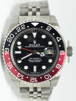 Replica de reloj Rolex Gmt-Master ll 11 (40mm) 16710 Coca Cola Negro/Rojo Jubilee Automático
