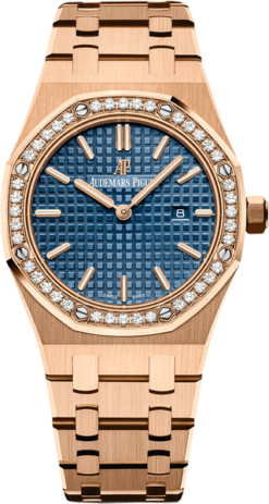 Audemars Piguet Royal oak mujer 04 67651OR.ZZ.1261OR.02-Azul Diamantes