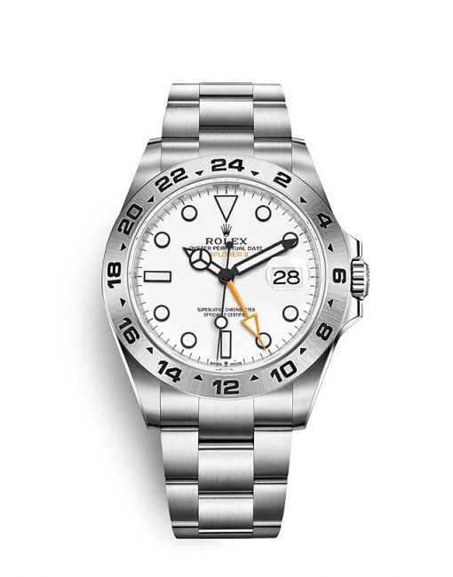 Replica horloge Rolex Explorer ll 04 (42mm) 226570 Esfera blanca (Acero) Automático