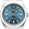 Replica horloge Rolex Milgauss 03 116400GV (40mm) Esfera Azul Automático