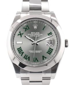 Replica de reloj Rolex Datejust ll 04 (41mm) wimbledon 126300 correa Oyster (Esfera gris) Automático