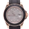 Replica de reloj Rolex Yacht master 01/1 (40mm) 116655 Oro rosa (Pavo Diamond ) Correa de caucho Automático