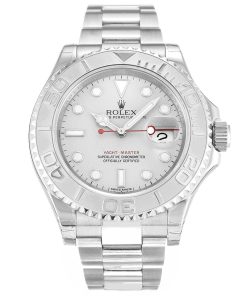 Replica de reloj Rolex Yacht master 10 (40 mm) 116622 Silver gris (Correa Oyster) Automático