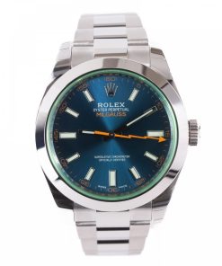 Replica horloge Rolex Milgauss 03 116400GV (40mm) Esfera Azul Automático-Oyster