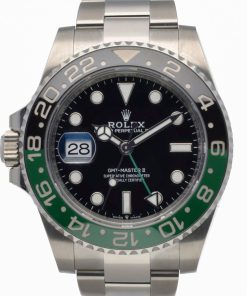 Replica de reloj Rolex Gmt-Master ll 08/2 (40mm) 126720VTNR "Sprite" Correa Oyster (Automático) Bisel Verde y verde oscuro