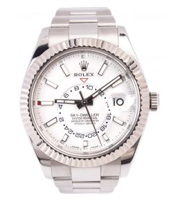 Replica de reloj Rolex Sky dweller 06 (42mm) 326934 Esfera Blanca- Oyster Automático