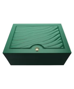 Replica Rolex caja + papeles 001 verde 