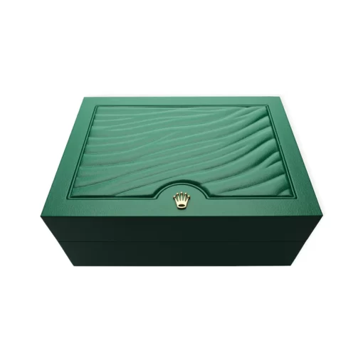 Replica Rolex caja + papeles 001 verde 