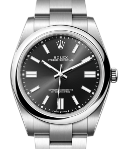 Replica de reloj Rolex Oyster perpetual 02 (41mm) 124300 Esfera negra Oystersteel -Automatico