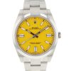 Replica de reloj Rolex Oyster perpetual 05 (41mm) 124300 Esfera Amarillo Oystersteel  -Automatico