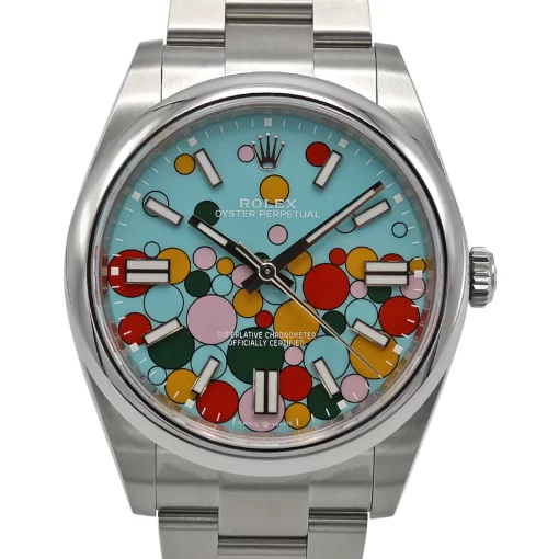 Replica de reloj Rolex Oyster perpetual 07 (41mm) 124300 Celebration Oystersteel -Automatico