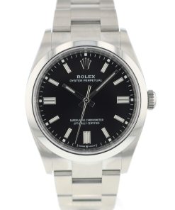 Replica de reloj Rolex Oyster perpetual 09 (36mm) 126000 Esfera negra Oystersteel-Automatico