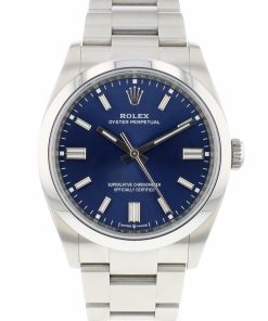 Replica de reloj Rolex Oyster perpetual 11 (36mm) 126000 Esfera Azul Oystersteel -Automatico