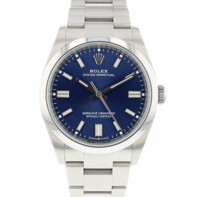 Replica de reloj Rolex Oyster perpetual 11 (36mm) 126000 Esfera Azul Oystersteel -Automatico