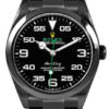 Replica de reloj Rolex Air King 03 (40mm) 126900 DLC-PVD Correa Oyster/Esfera negra-Automático